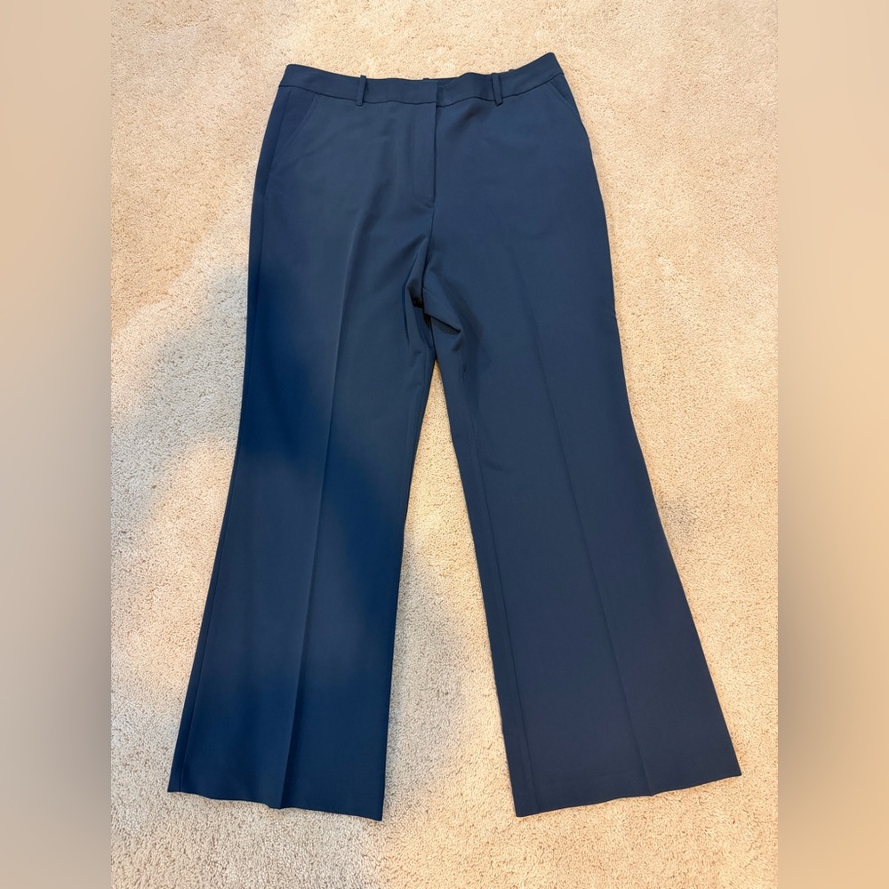 Worthington Dark Blue Flare Trousers Size 16